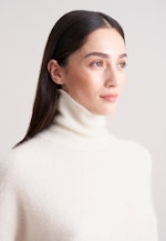 Oversized Rollkragenpullover aus Wolle und Mohair in Ecru |  Seidensticker Onlineshop