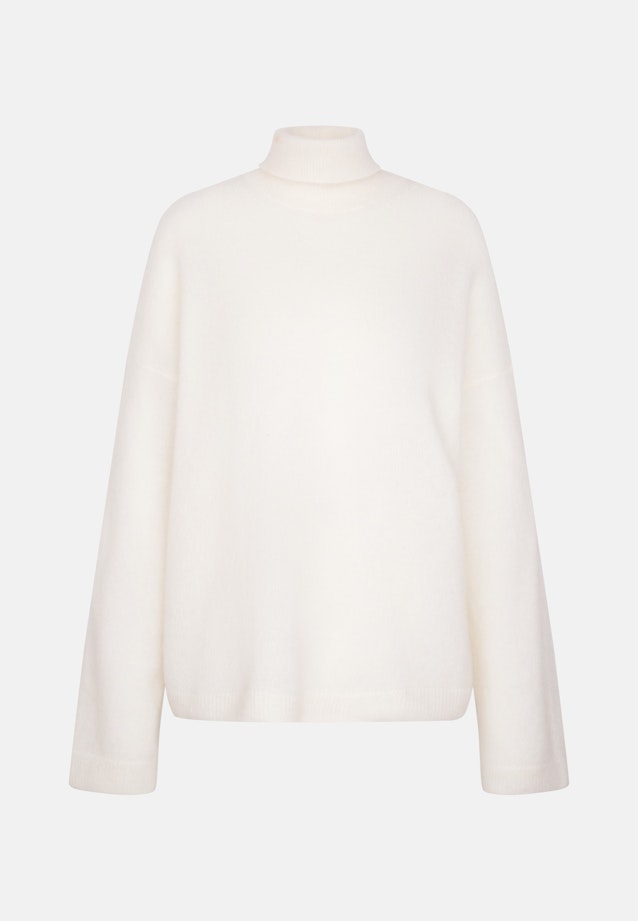 Oversized Rollkragenpullover aus Wolle und Mohair in Ecru |  Seidensticker Onlineshop