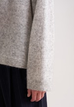 Oversized Rollkragenpullover aus Wolle und Mohair in Grau |  Seidensticker Onlineshop