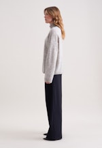 Oversized Rollkragenpullover aus Wolle und Mohair in Grau |  Seidensticker Onlineshop