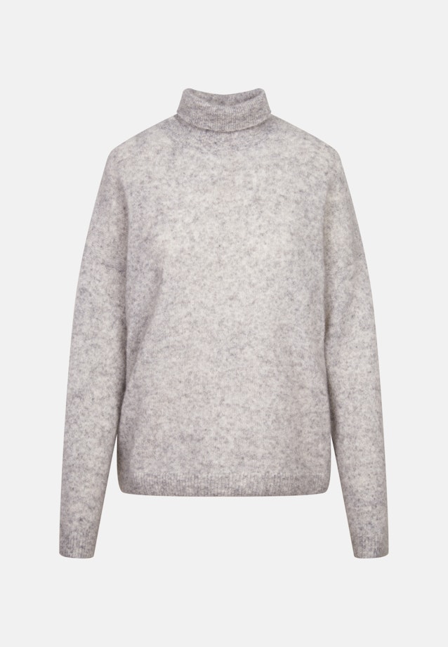 Oversized Rollkragenpullover aus Wolle und Mohair in Grau |  Seidensticker Onlineshop