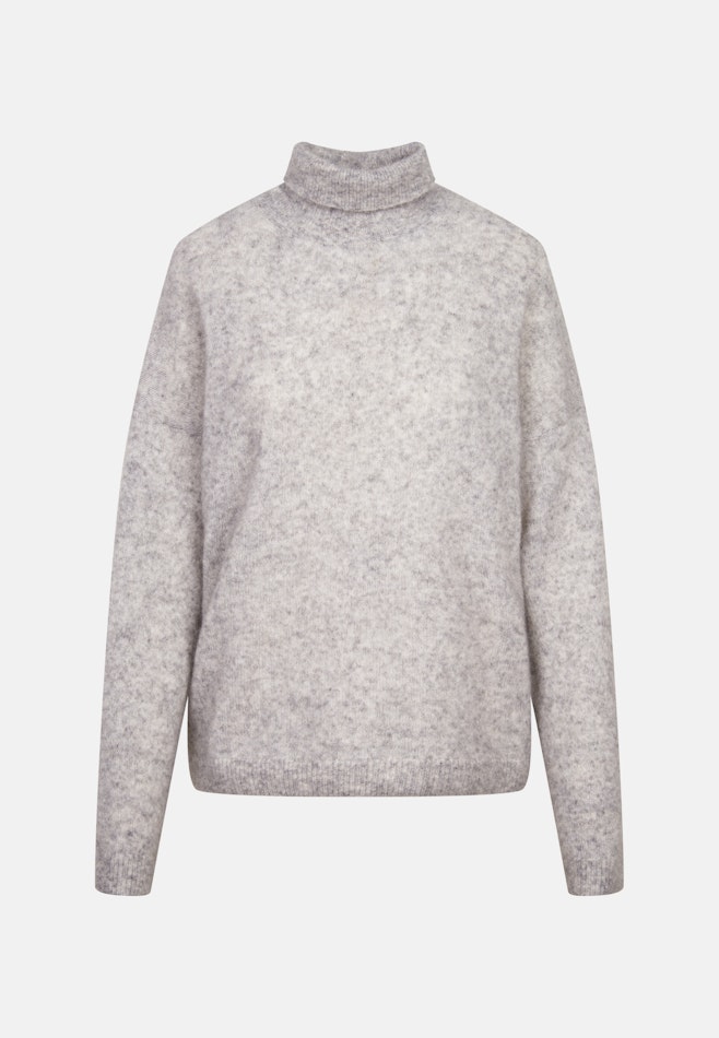 Oversized Rollkragenpullover aus Wolle und Mohair in Grau | Seidensticker Onlineshop