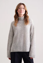 Pull à col roulé en laine et mohair oversize in Gris |  Seidensticker Onlineshop