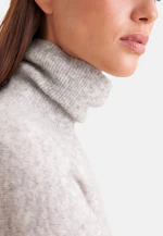 Oversized Rollkragenpullover aus Wolle und Mohair in Grau |  Seidensticker Onlineshop