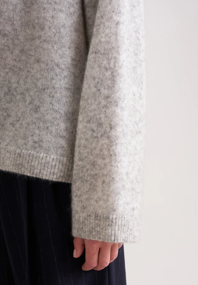 Pull à col roulé en laine et mohair oversize in Gris |  Seidensticker Onlineshop