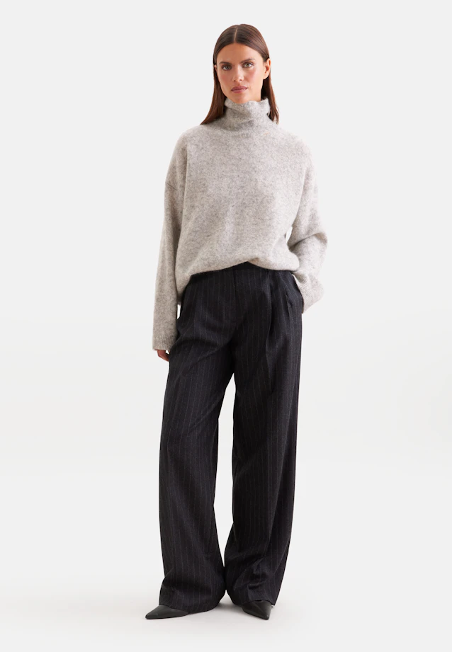 Pull à col roulé en laine et mohair oversize in Gris |  Seidensticker Onlineshop