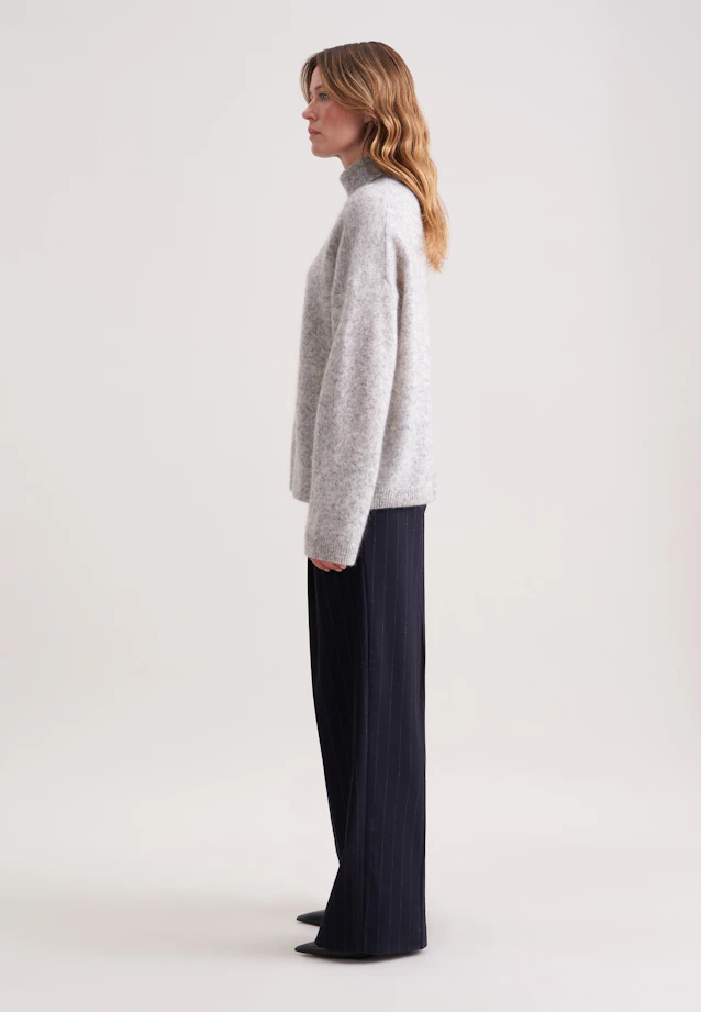 Pull à col roulé en laine et mohair oversize in Gris |  Seidensticker Onlineshop