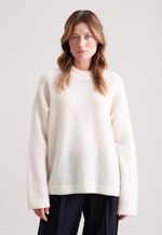 Oversized Pullover aus Wolle und Mohair in Ecru |  Seidensticker Onlineshop