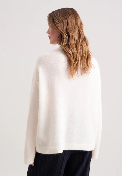 Pull oversize en laine et mohair in Ecru |  Seidensticker Onlineshop