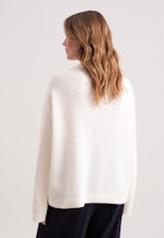 Oversized Pullover aus Wolle und Mohair in Ecru |  Seidensticker Onlineshop