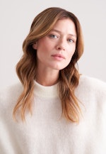 Oversized Pullover aus Wolle und Mohair in Ecru |  Seidensticker Onlineshop