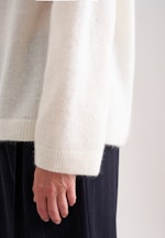 Oversized Pullover aus Wolle und Mohair in Ecru |  Seidensticker Onlineshop