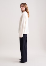 Oversized Pullover aus Wolle und Mohair in Ecru |  Seidensticker Onlineshop