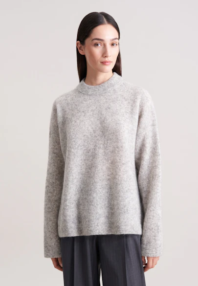 Oversized wool and mohair sweater in Grey |  Seidensticker Onlineshop