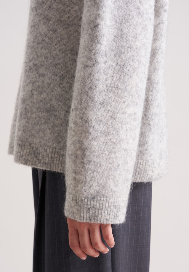 Oversized Pullover aus Wolle und Mohair in Grau |  Seidensticker Onlineshop