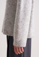 Oversized Pullover aus Wolle und Mohair in Grau |  Seidensticker Onlineshop
