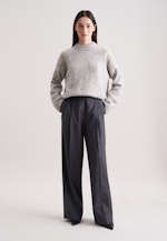 Oversized Pullover aus Wolle und Mohair in Grau |  Seidensticker Onlineshop