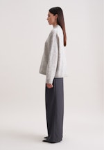Oversized Pullover aus Wolle und Mohair in Grau |  Seidensticker Onlineshop