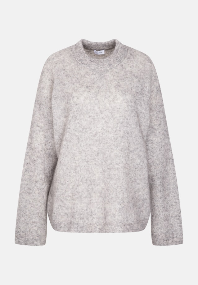 Oversized Pullover aus Wolle und Mohair in Grau |  Seidensticker Onlineshop