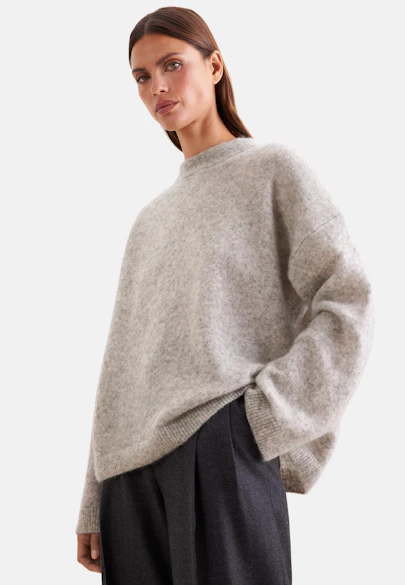Pull oversize en laine et mohair in Gris |  Seidensticker Onlineshop