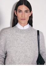 Oversized Pullover aus Wolle und Mohair in Grau |  Seidensticker Onlineshop