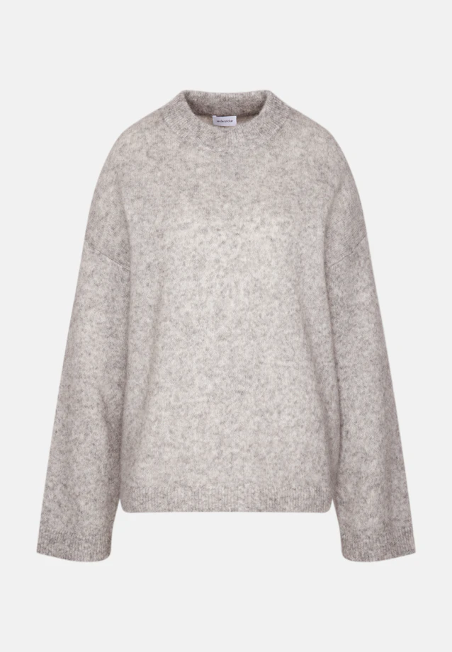 Oversized wool and mohair sweater in Grey |  Seidensticker Onlineshop