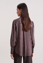 Bluse mit abnehmbarer Schluppe in Braun |  Seidensticker Onlineshop