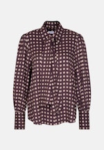 Bluse mit abnehmbarer Schluppe in Braun |  Seidensticker Onlineshop