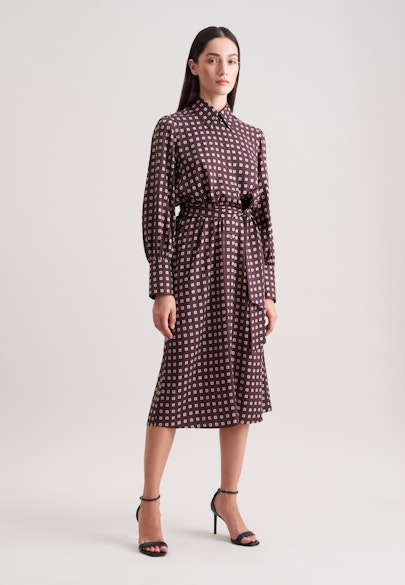 Robe midi ceinture in Marron |  Seidensticker Onlineshop
