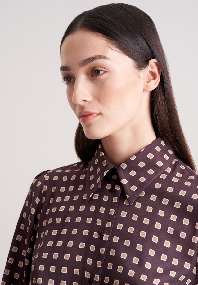 Midikleid mit Gürtel in Braun |  Seidensticker Onlineshop