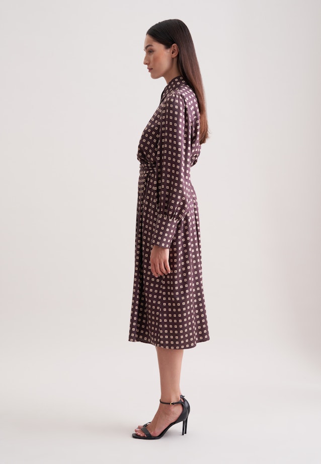 Midikleid mit Gürtel in Braun |  Seidensticker Onlineshop