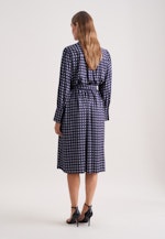 Midikleid mit Gürtel in Dunkelblau |  Seidensticker Onlineshop