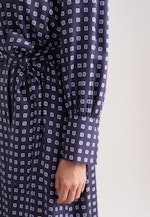 Midikleid mit Gürtel in Dunkelblau |  Seidensticker Onlineshop