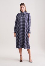 Midikleid mit Gürtel in Dunkelblau |  Seidensticker Onlineshop