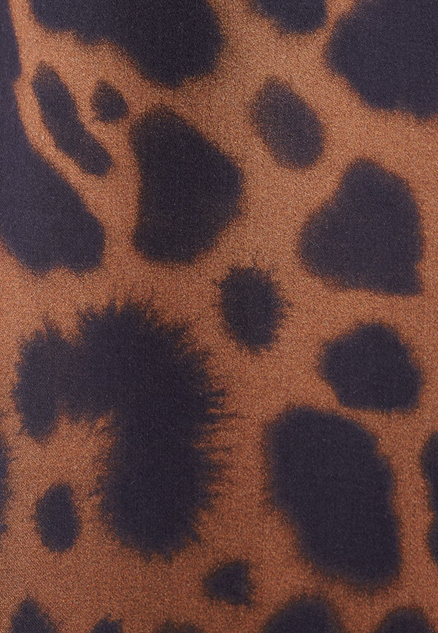 Satiniertes Kleid mit voluminösen Ärmeln in Beige |  Seidensticker Onlineshop