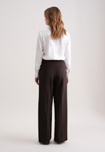 Bundfaltenhose aus Wollmischung in Braun |  Seidensticker Onlineshop