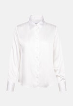 Satinierte Bluse mit Nadelstreifen in Weiß |  Seidensticker Onlineshop
