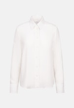 Fließende Hemdbluse aus Chiffon in Ecru |  Seidensticker Onlineshop