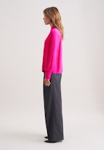 Fließende Hemdbluse aus Chiffon in Rosa |  Seidensticker Onlineshop