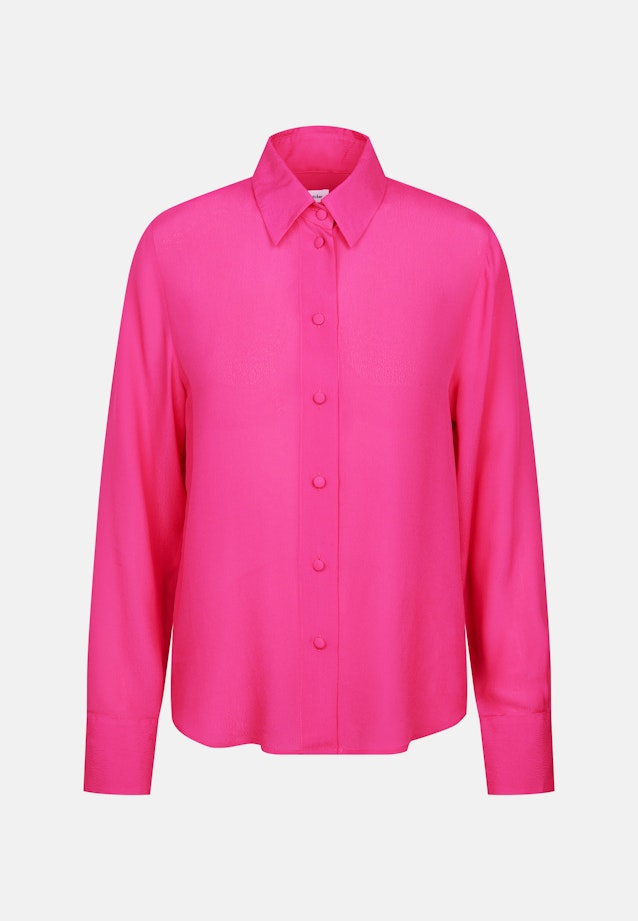 Fließende Hemdbluse aus Chiffon in Rosa |  Seidensticker Onlineshop