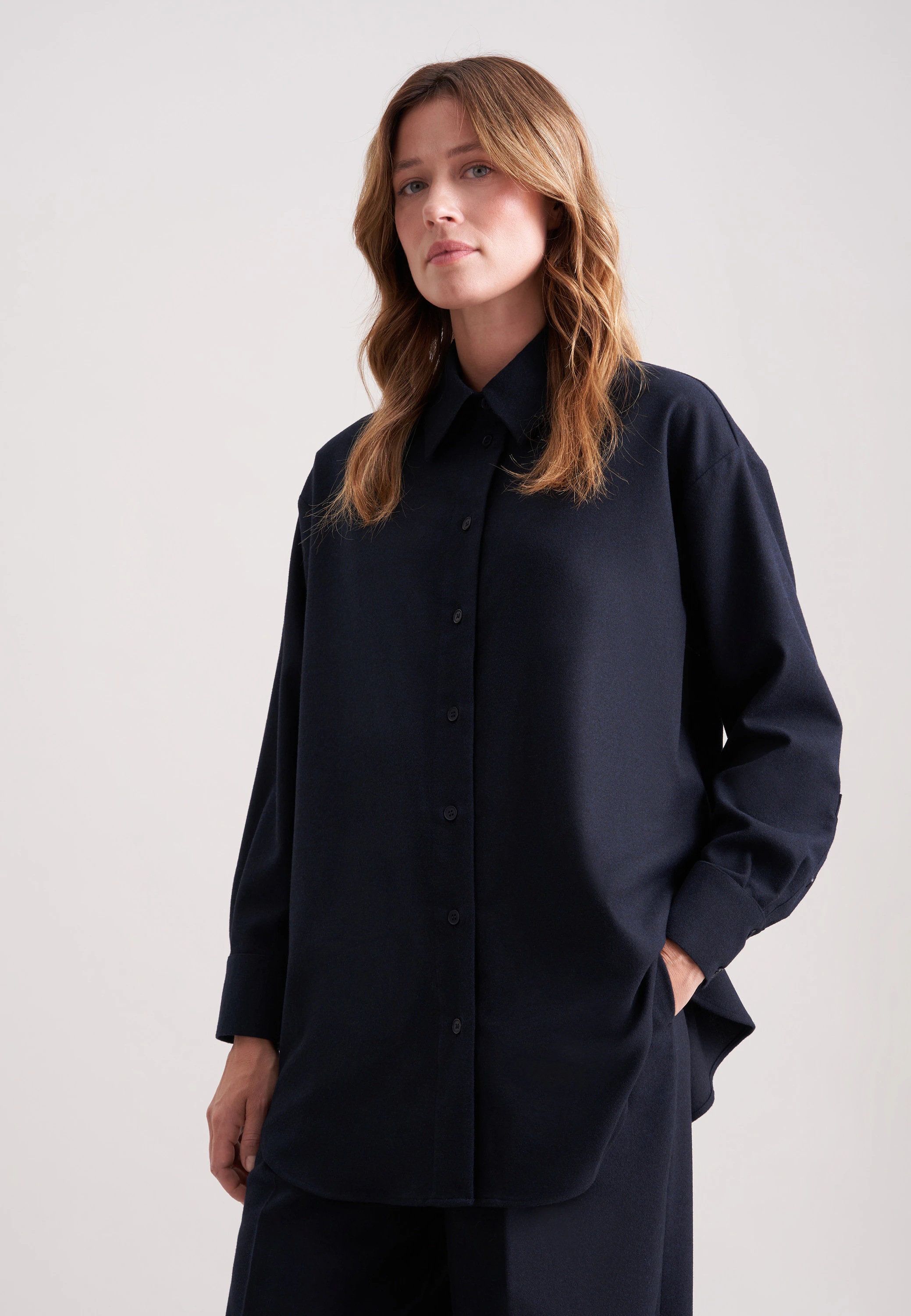Seidensticker Oversizebluse Flanell, Kollektion, Größe 38 aus Damen/Blusen