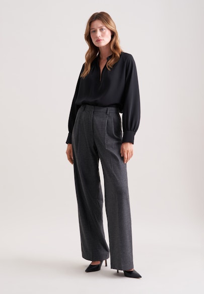 Bundfaltenhose aus Flanell in Grey |  Seidensticker Onlineshop