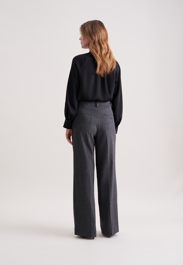 Bundfaltenhose aus Flanell in Grau |  Seidensticker Onlineshop