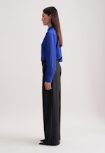 Bundfaltenhose aus Flanell Nadelstreifen in Grau |  Seidensticker Onlineshop