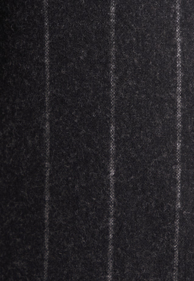 Zweireihiger Blazer aus Flanell Nadelstreifen in Grau |  Seidensticker Onlineshop