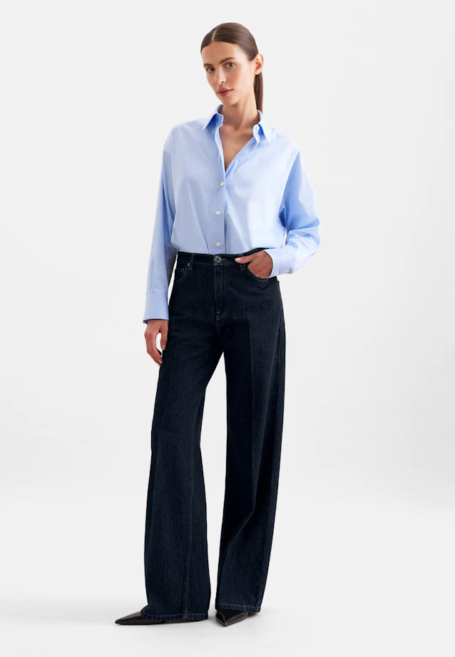 Wide- Leg Jeans High Waist in Dunkelblau |  Seidensticker Onlineshop