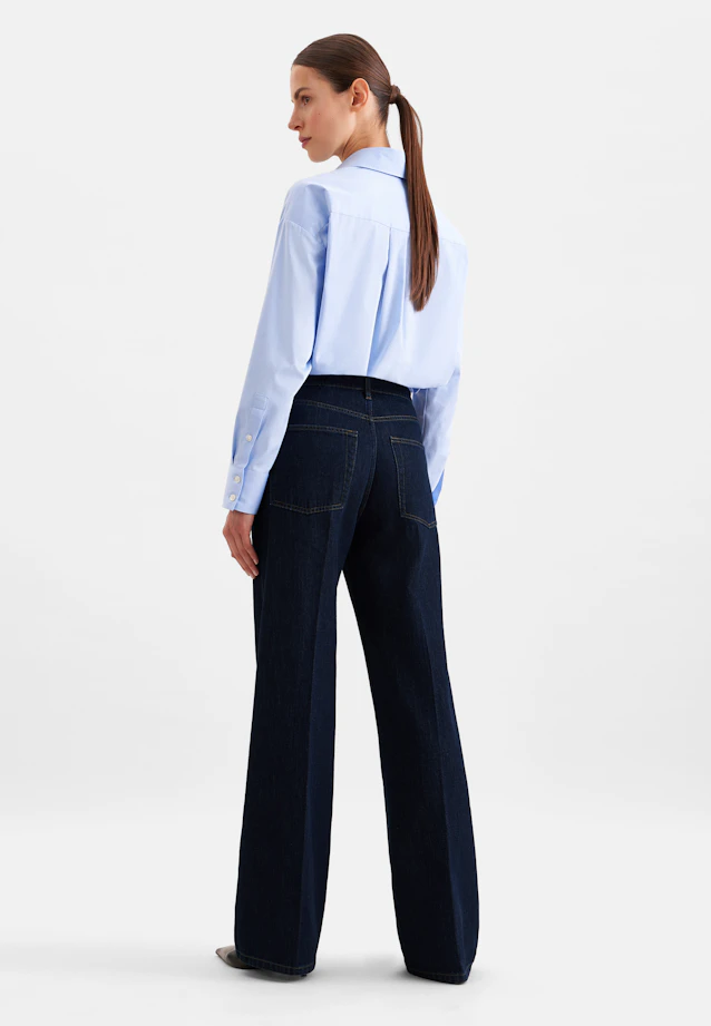 Wide- Leg Jeans High Waist in Dunkelblau |  Seidensticker Onlineshop