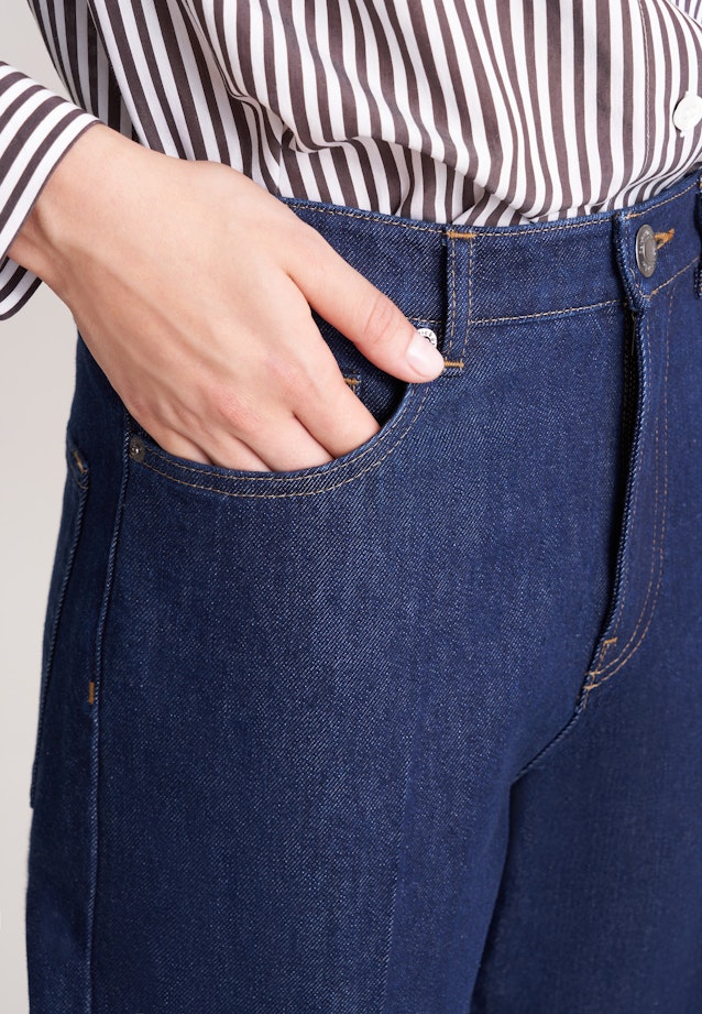 Wide Leg Denim in Dunkelblau |  Seidensticker Onlineshop