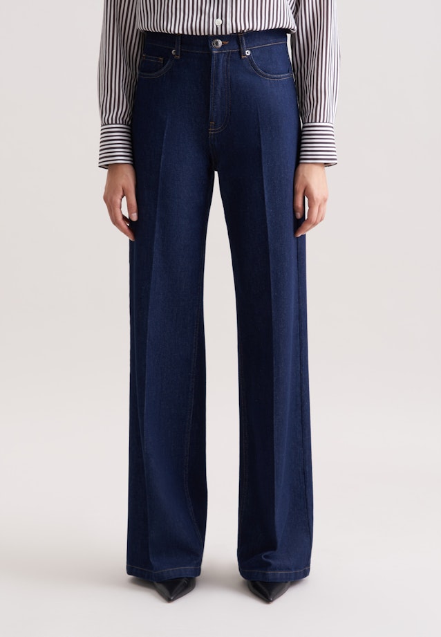 Wide Leg Denim in Dunkelblau |  Seidensticker Onlineshop
