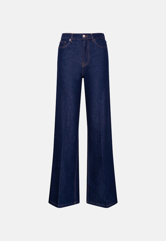 Wide Leg Denim in Dunkelblau |  Seidensticker Onlineshop